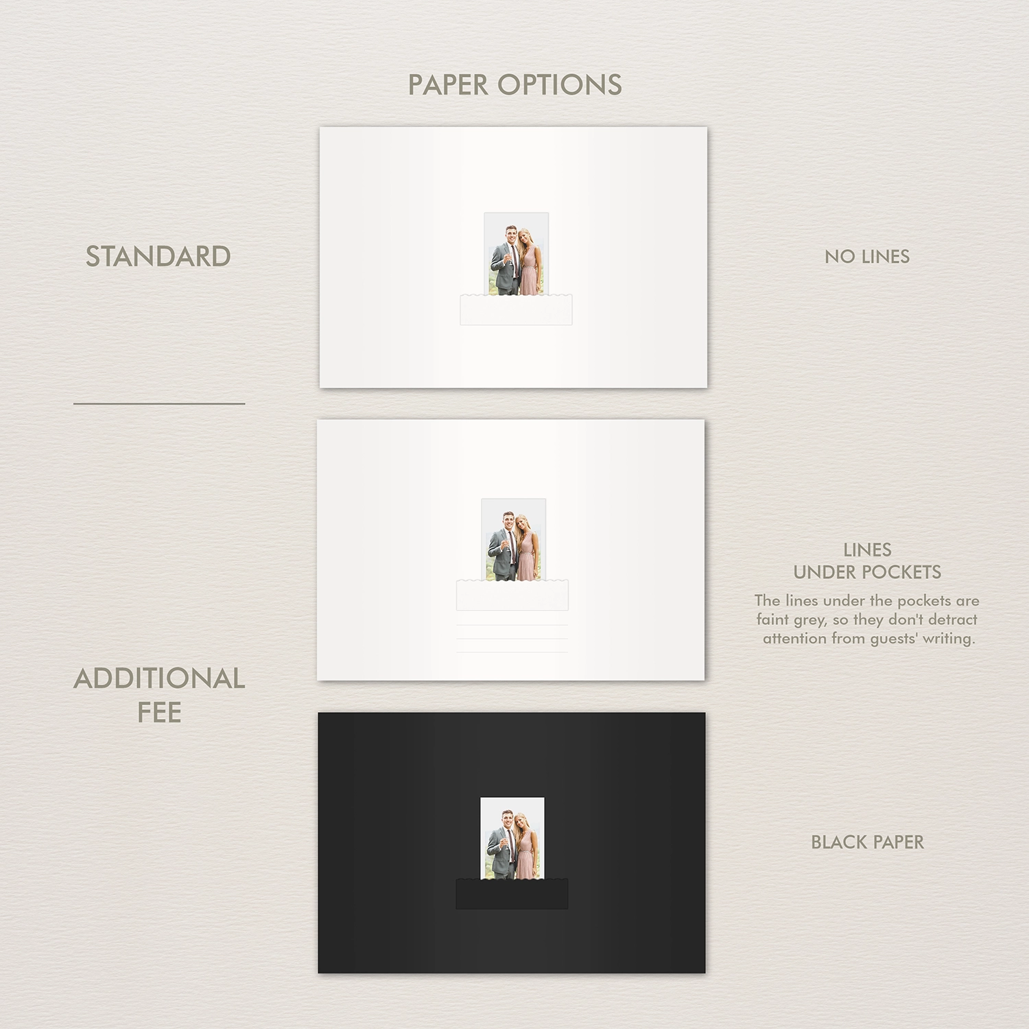 Velvet Wedding Guest Book - Image 6