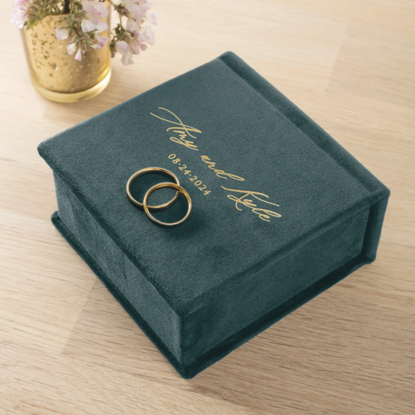 Velvet Ring Bearer Box