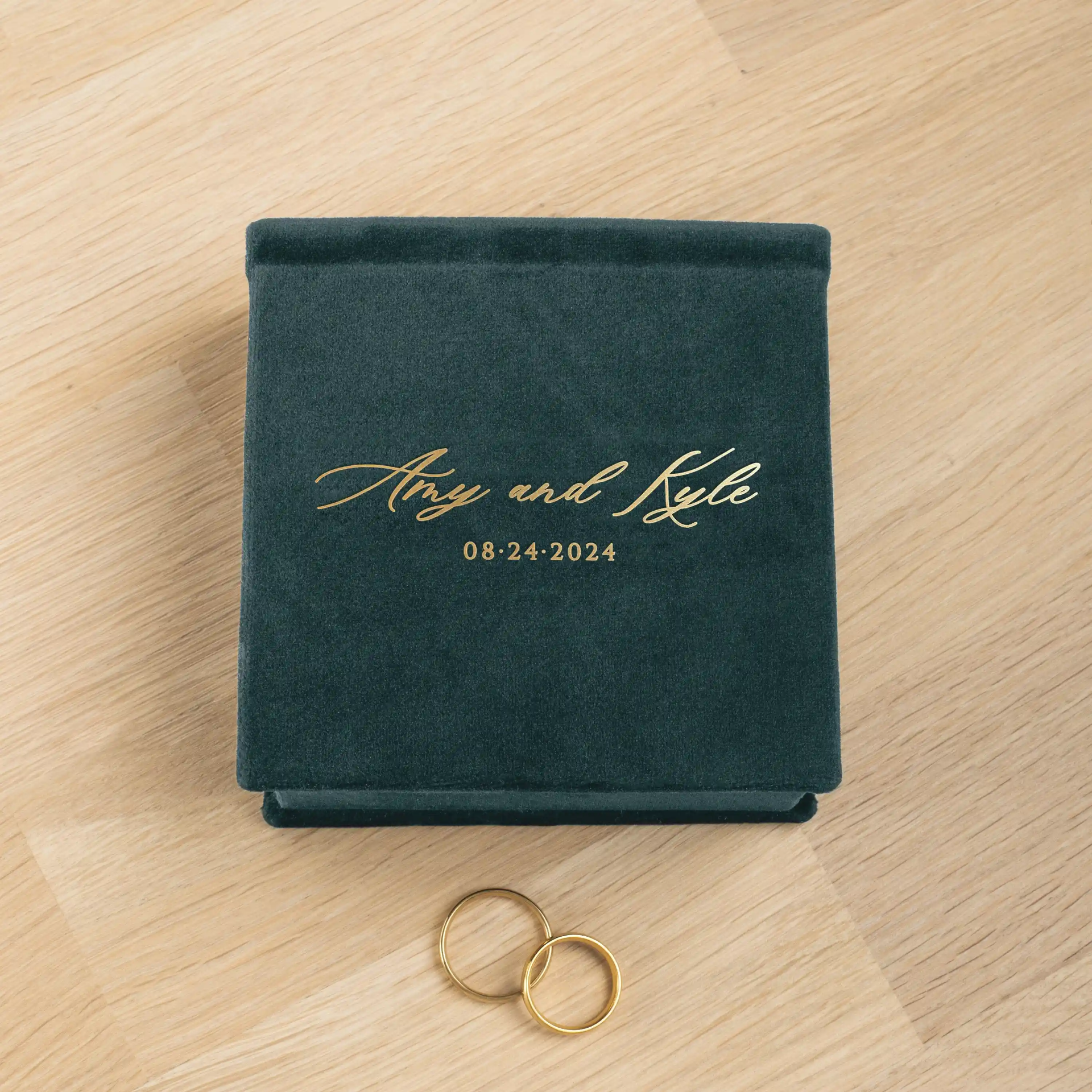 Velvet Ring Bearer Box - Image 5