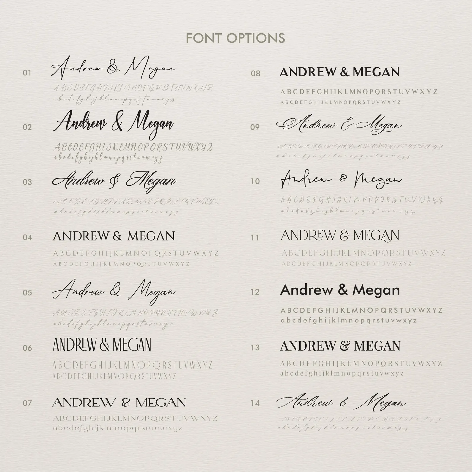 Personalized Linen Menu Book - Image 6