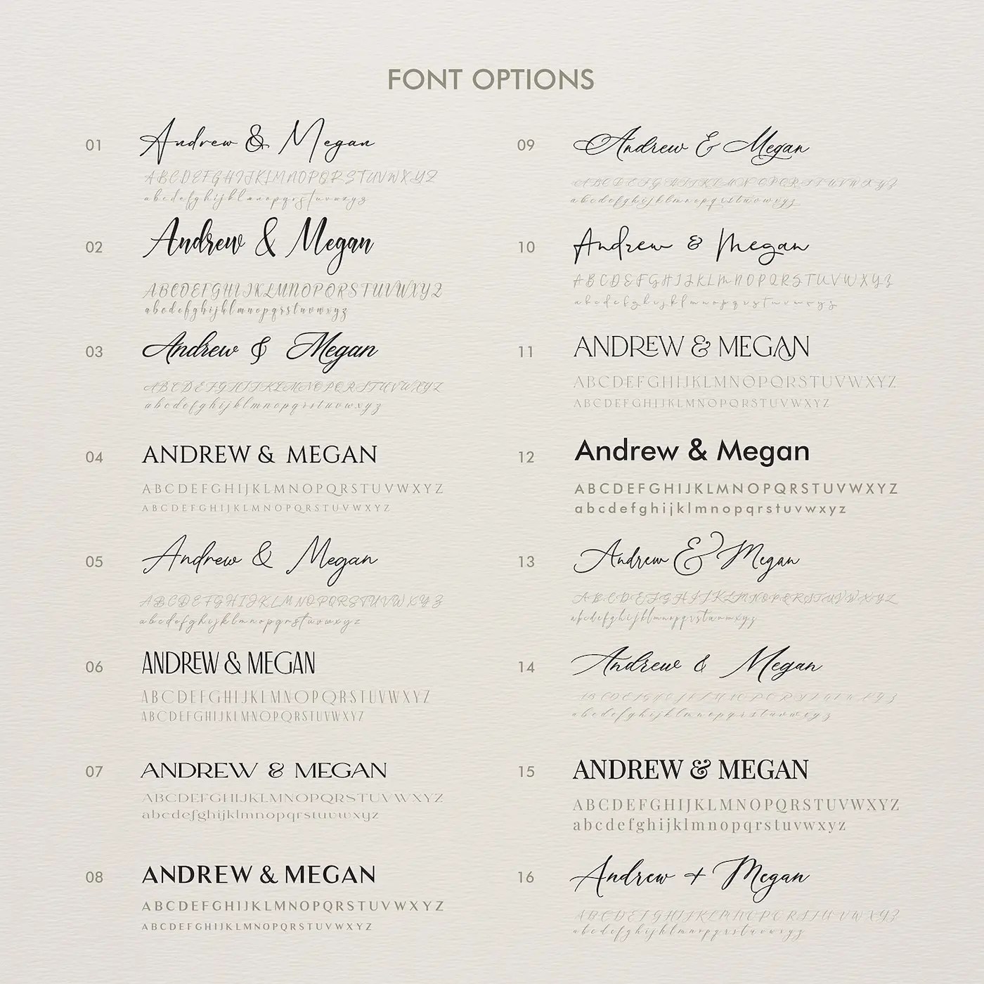Linen Wedding Guest Book UV W35 - Image 9