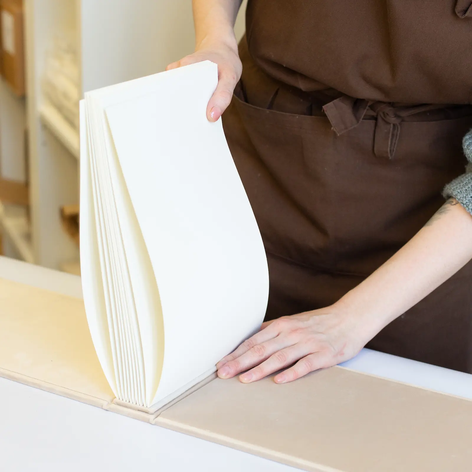 Eco Leather Wedding Guest Book - Image 4
