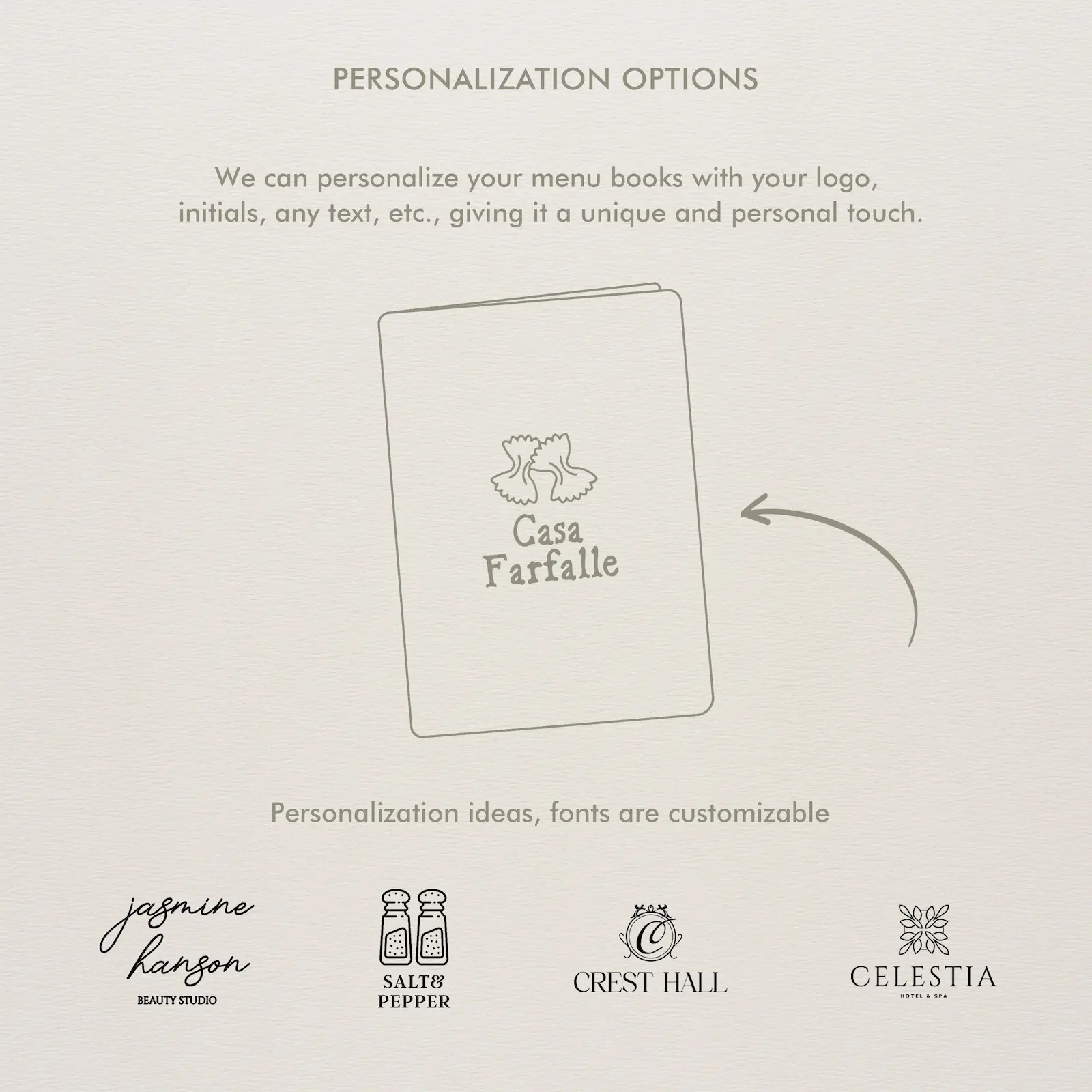 Velvet Menu Book with Elastic Band - Image 6