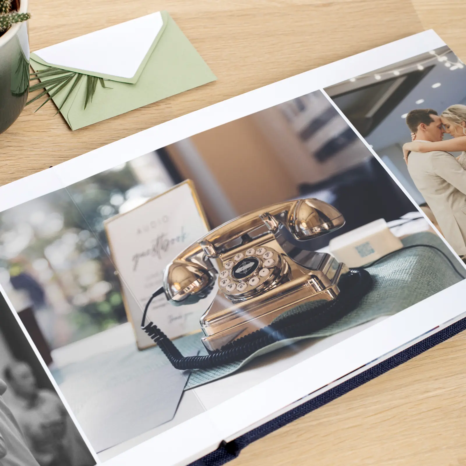 Linen Lay Flat Photo Album, Embossed Cover - Image 8