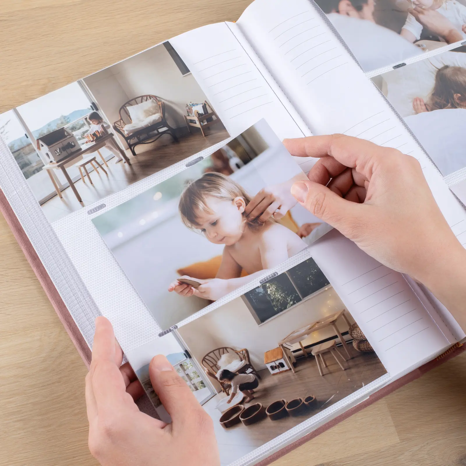 Velvet Baby Slip In Photo Album for 300 4x6 Photos - Image 2