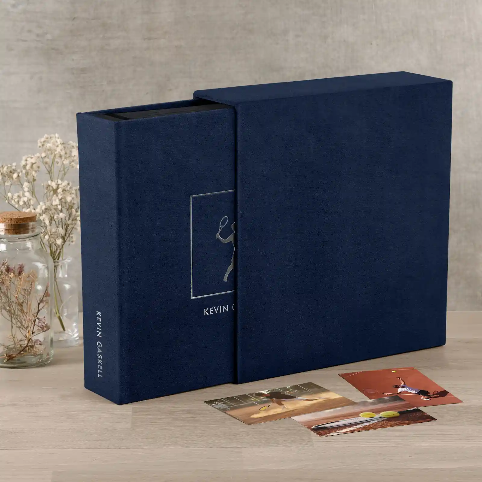 Velvet Slip In Photo Album for 100-1000 4x6 Photos, Tennis Lover Book - Image 4