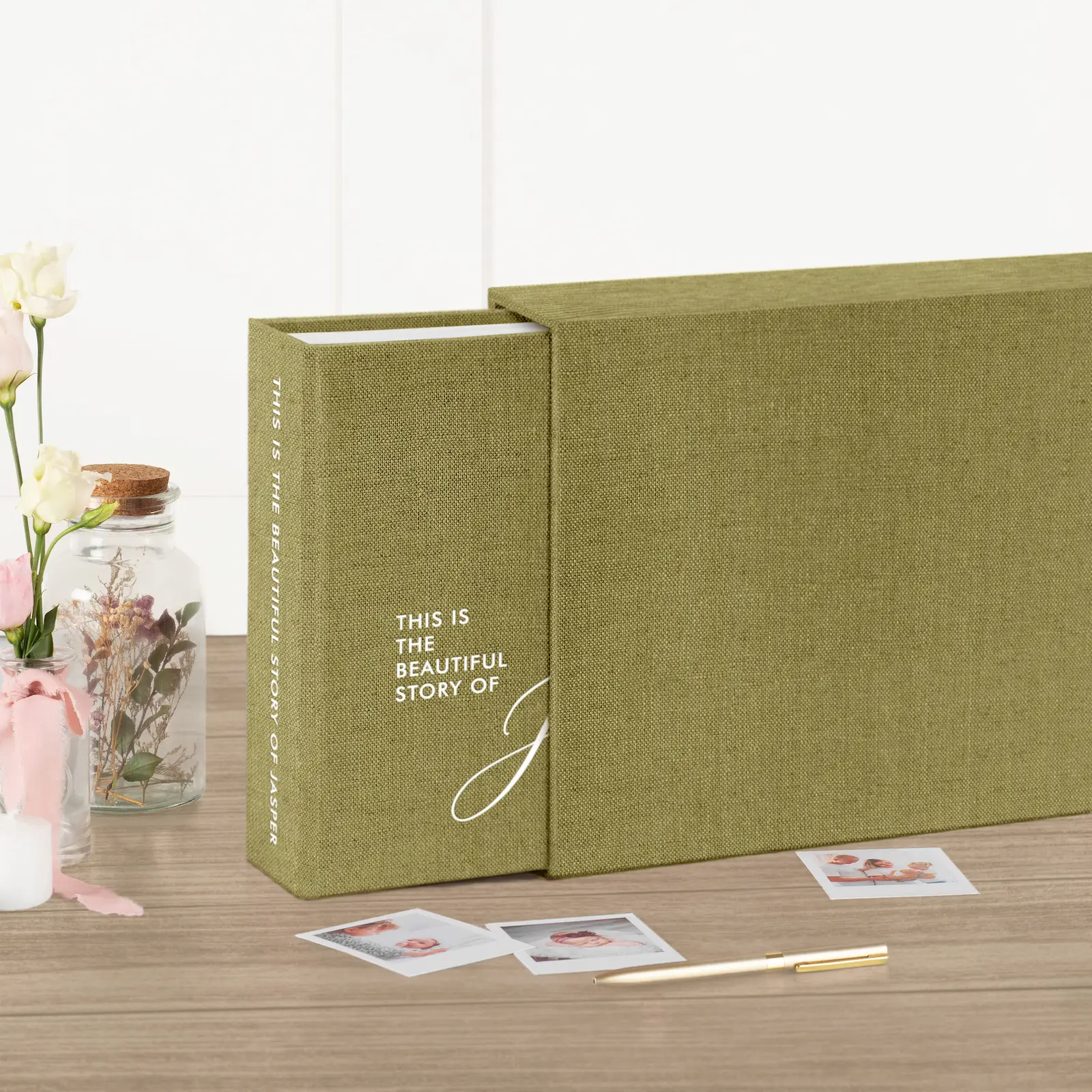 Linen Baby Photo Book - Image 7