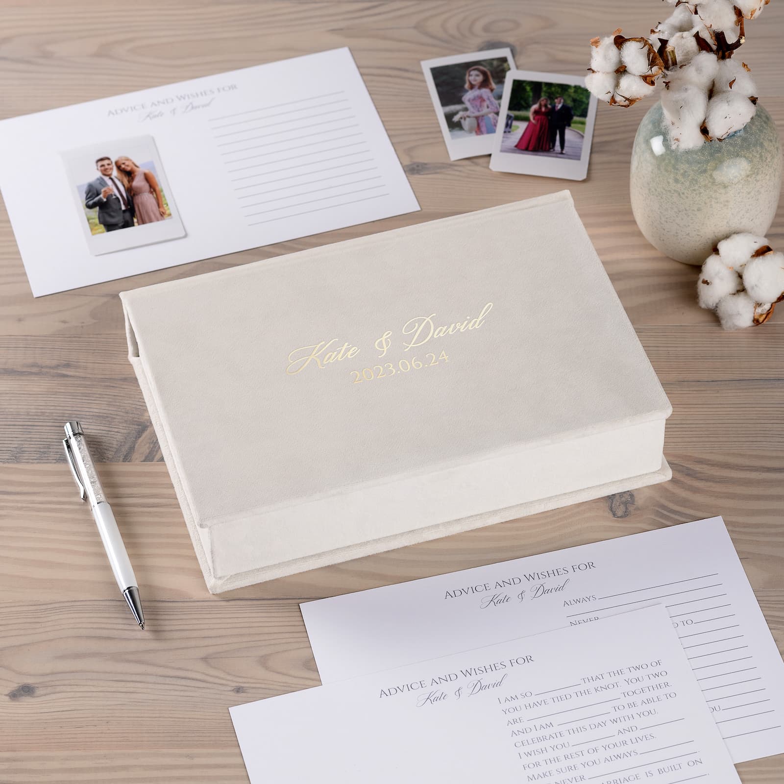 Velvet Box + Wedding Advice Cards - Image 3