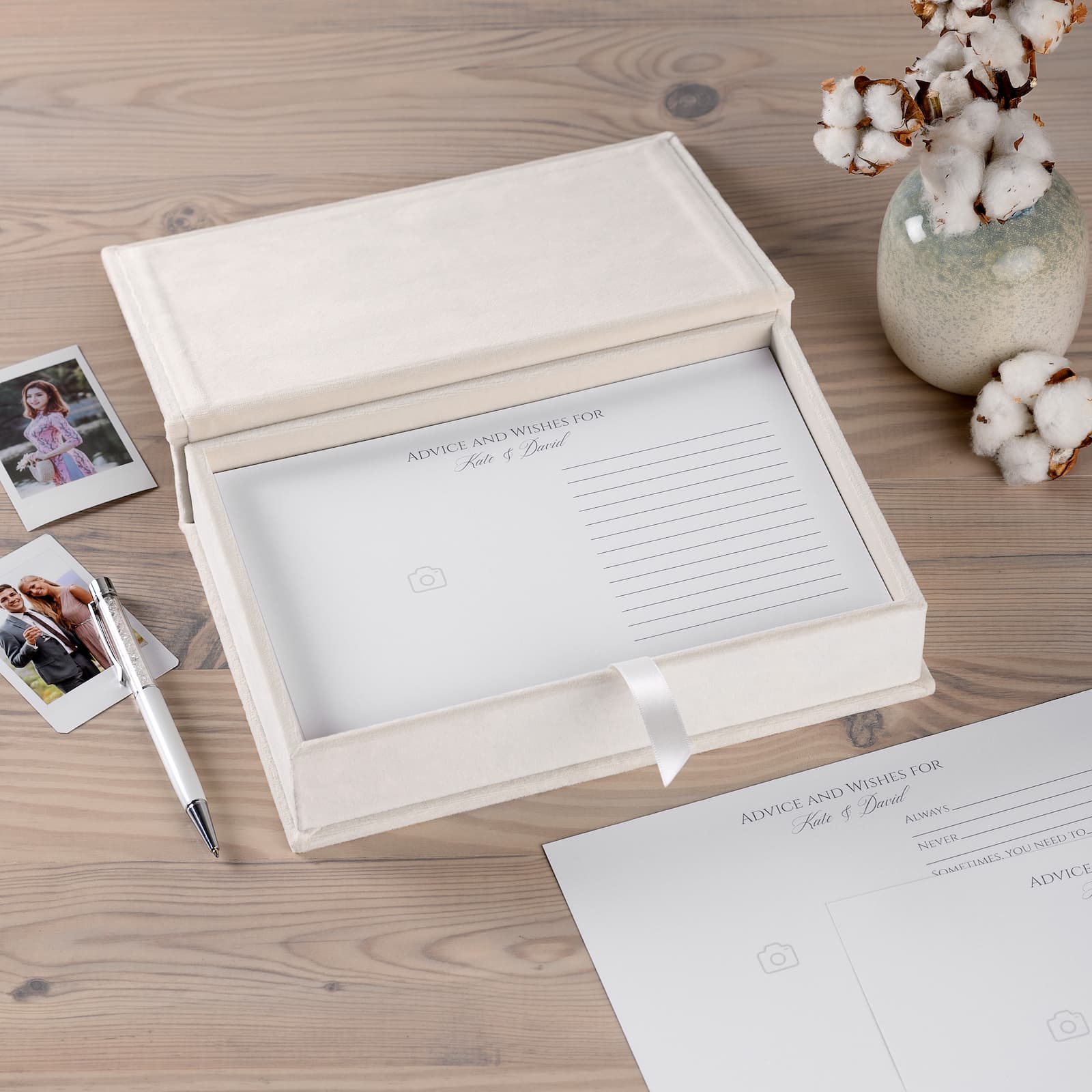 Velvet Box + Wedding Advice Cards - Image 4