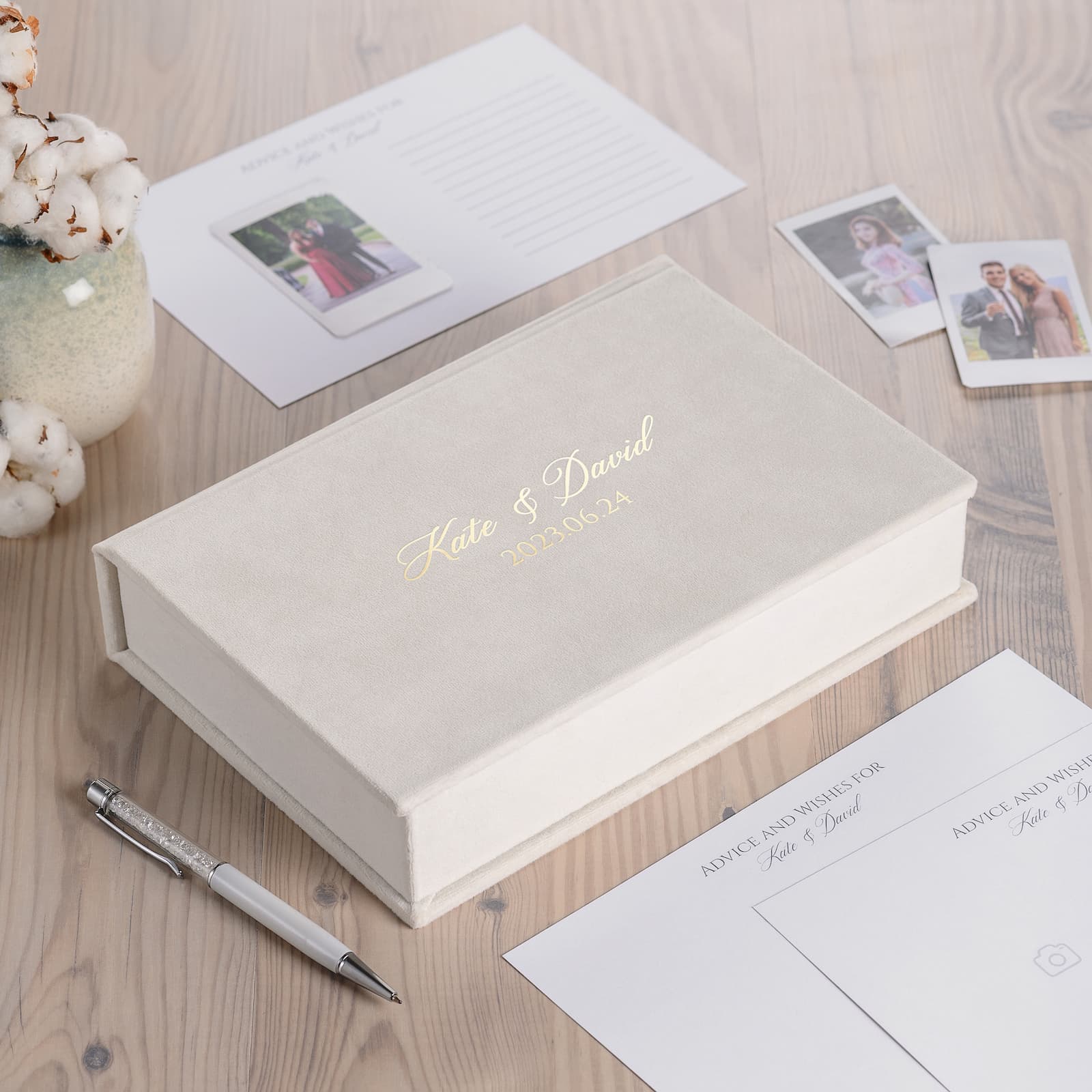 Velvet Box + Wedding Advice Cards