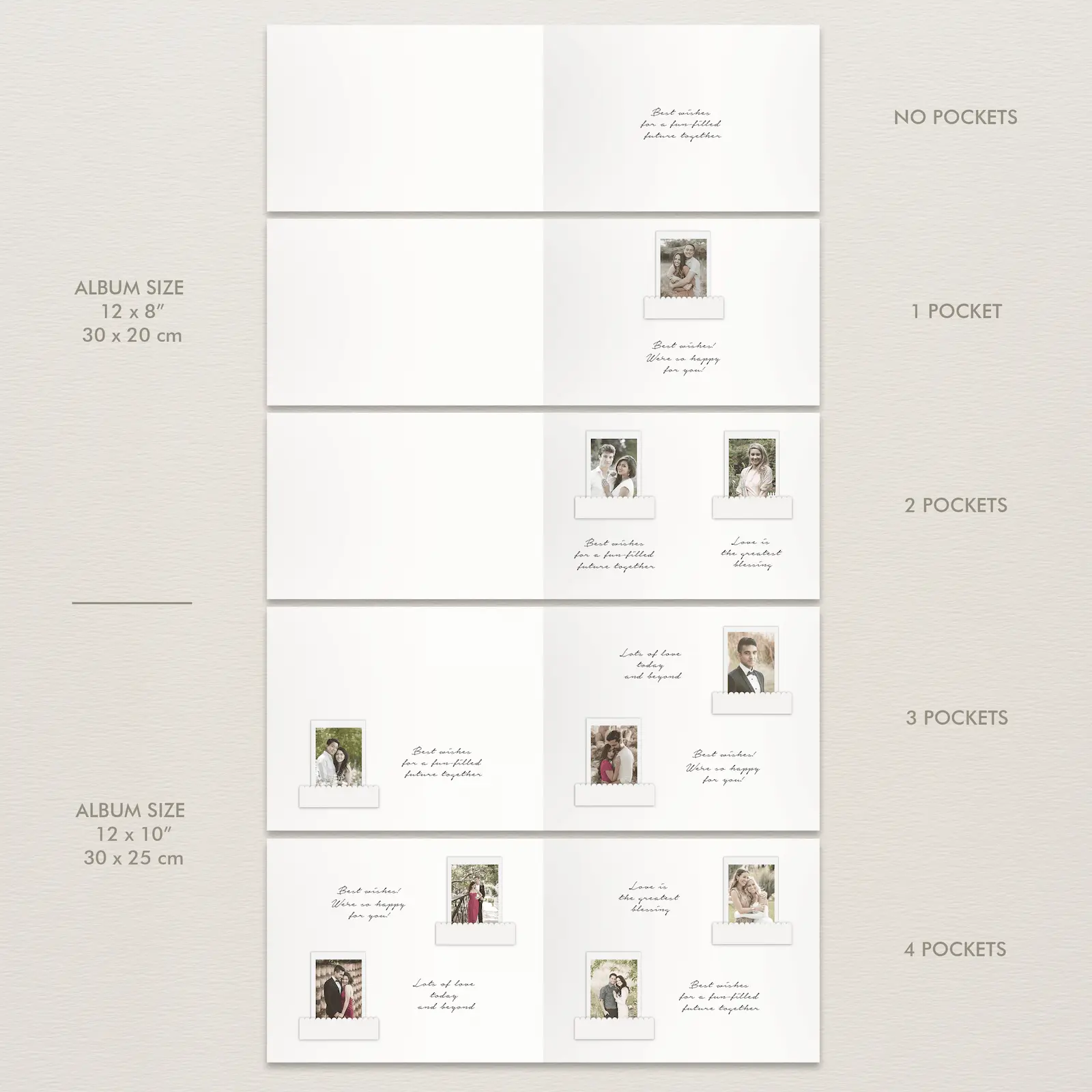 Linen Wedding Guest Book UV - Image 6