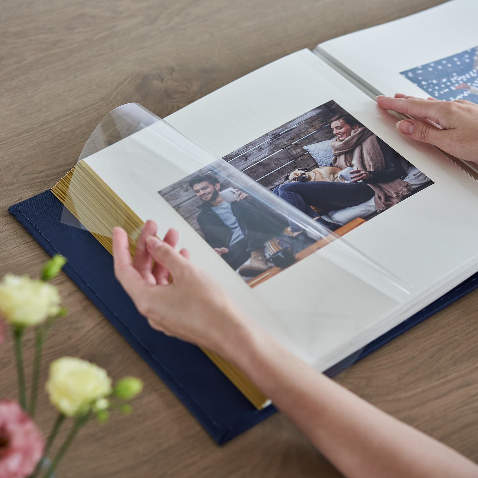 Cotton Self Adhesive Photo Album - Image 4