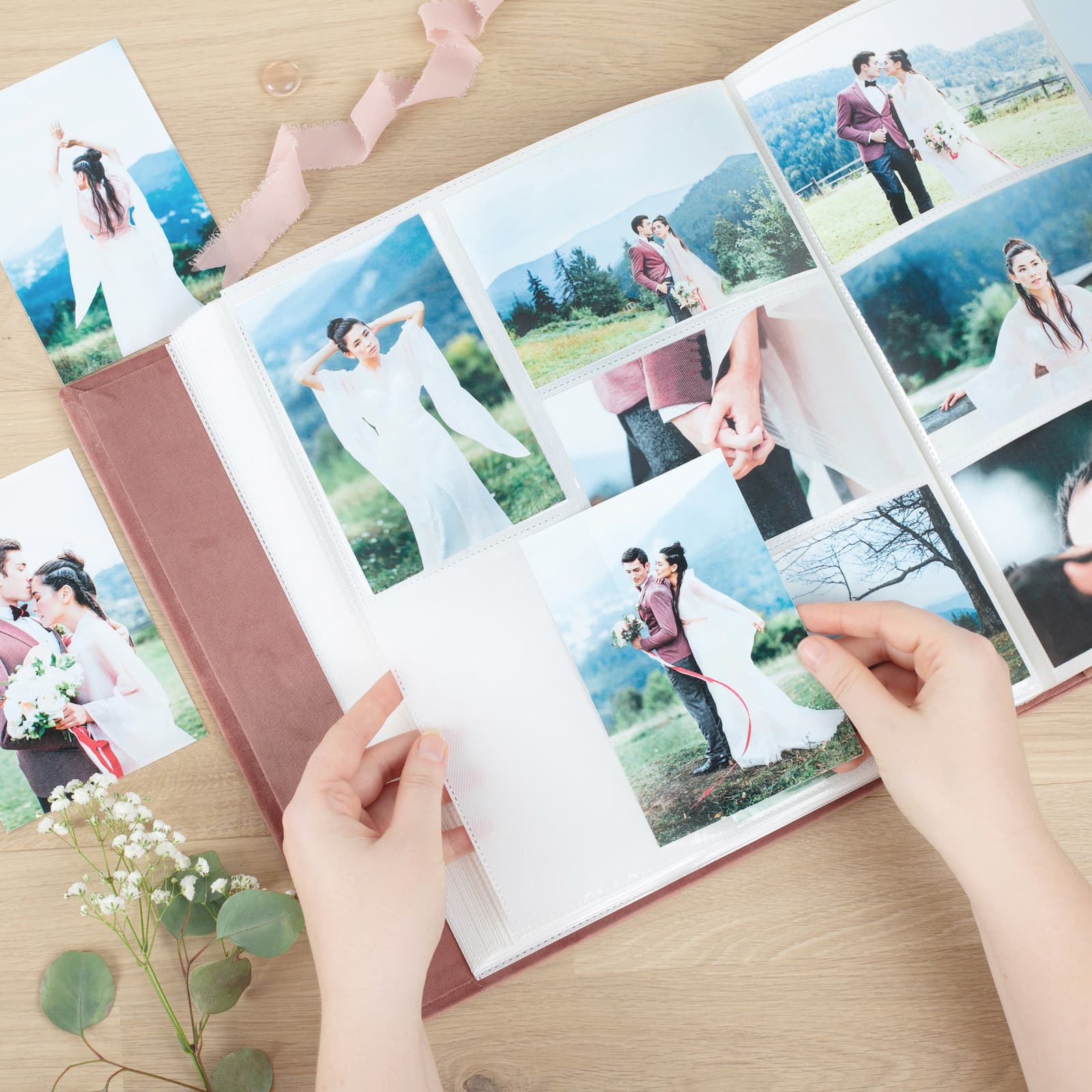 Velvet Slip In Photo Album for 100-1000 4x6 Photos - Image 4