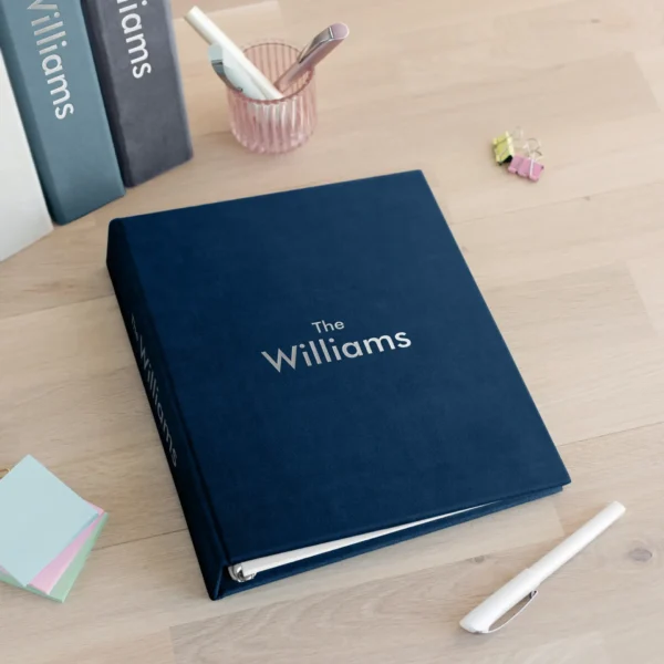 Velvet Ring Binder