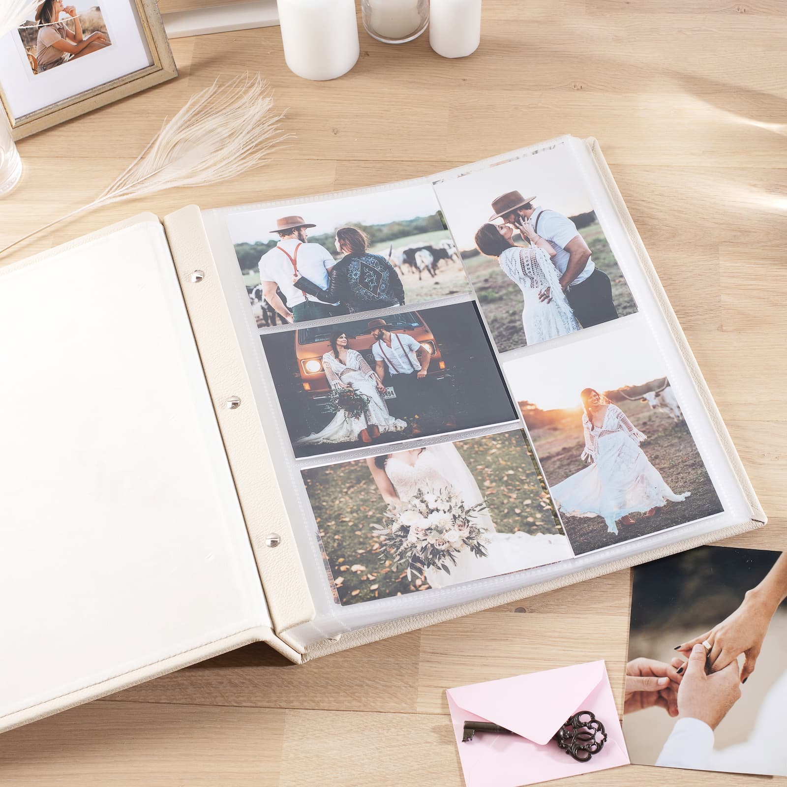 Leather Slip In Photo Album for 100-1000 4x6 Photos - Image 3