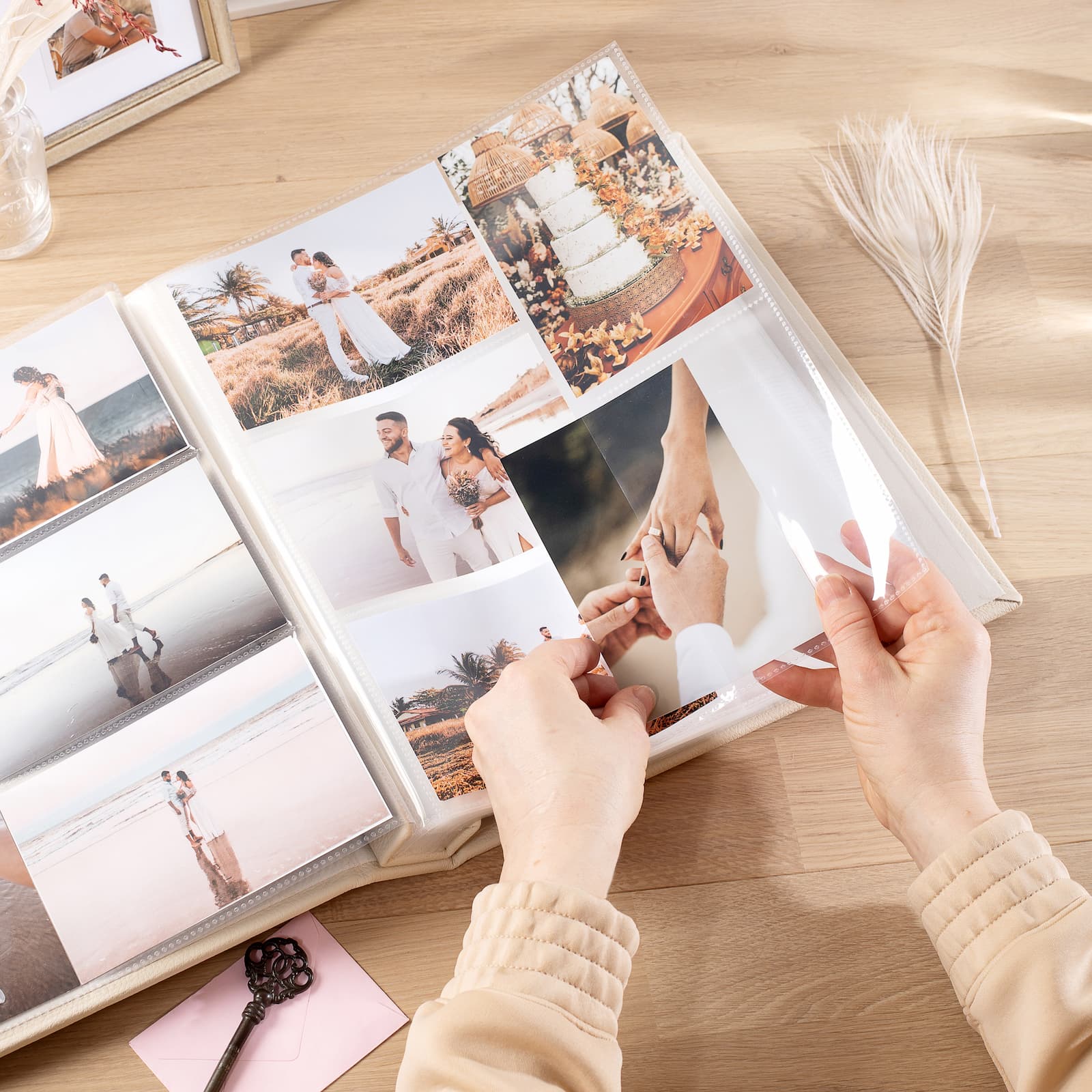 Leather Slip In Photo Album for 100-1000 4x6 Photos - Image 6