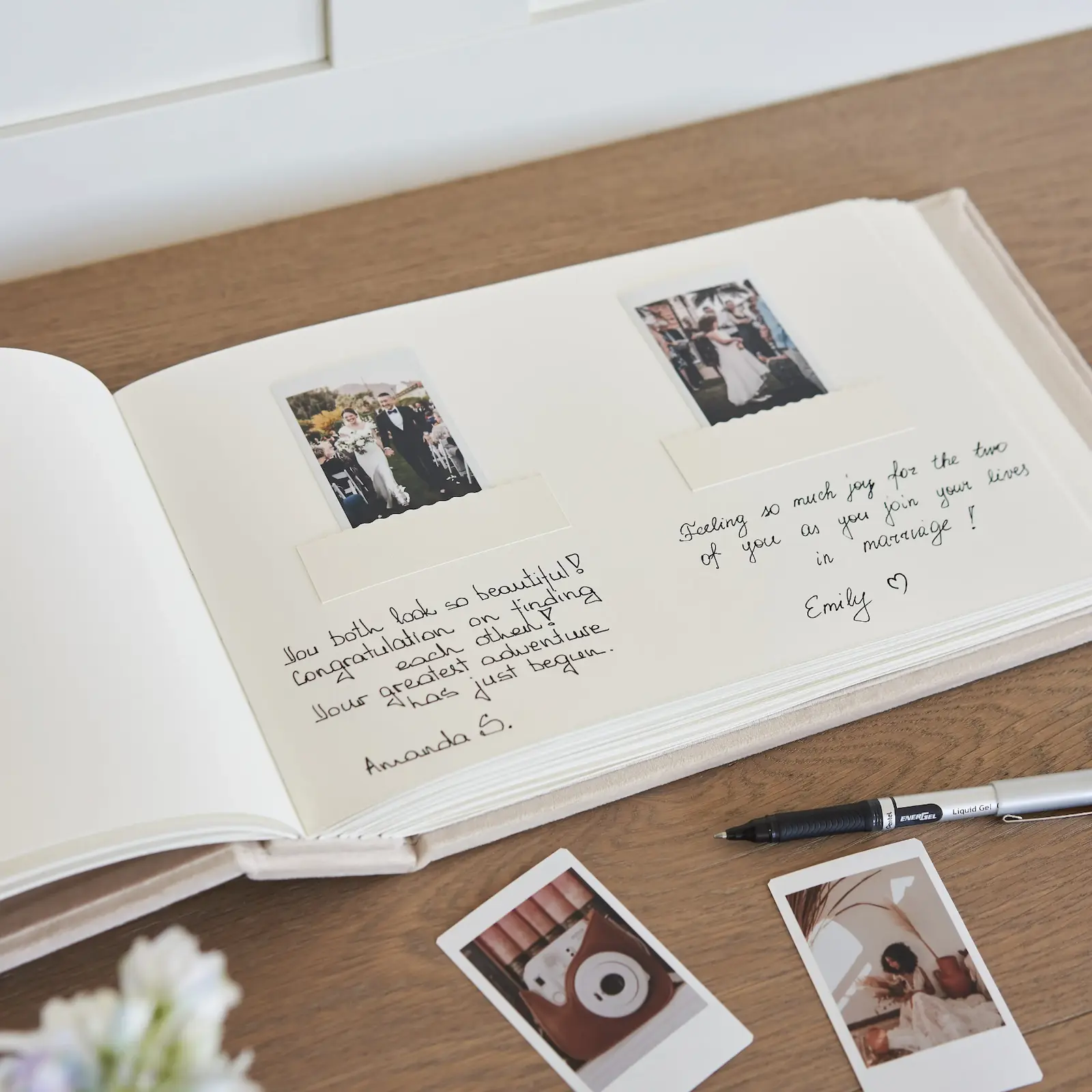 Velvet Wedding Guest Book