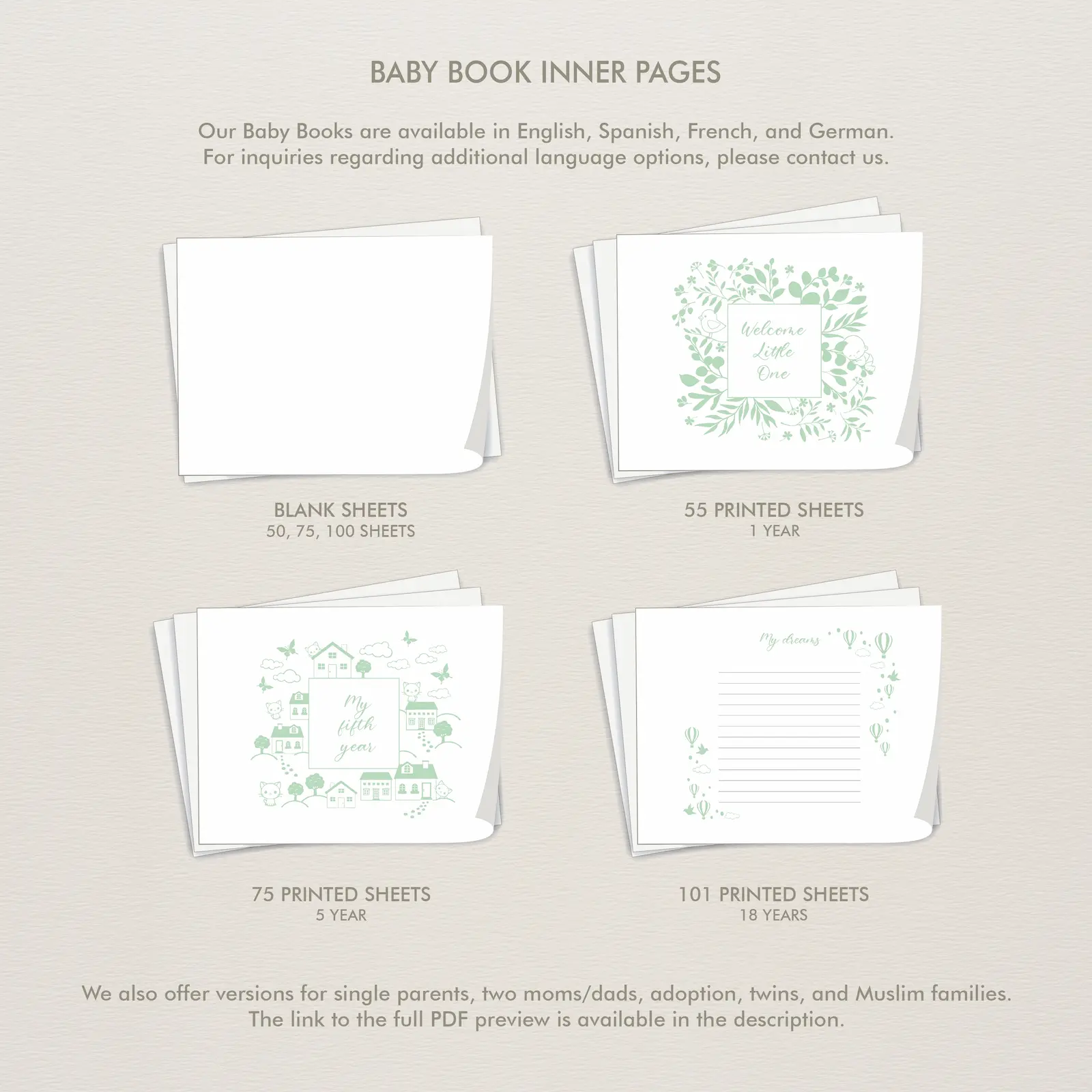 Suede Baby Photo Book - Image 7