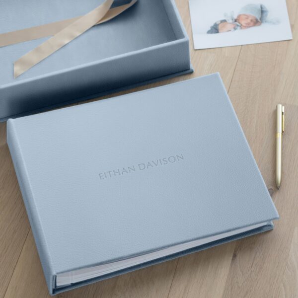 Leather Baby Photo Book