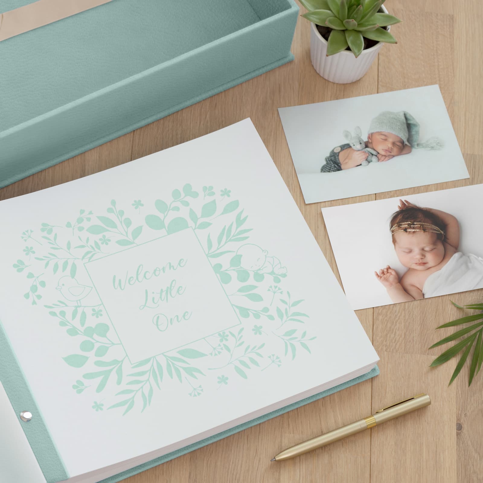 Eco Leather Baby Photo Book - Image 3