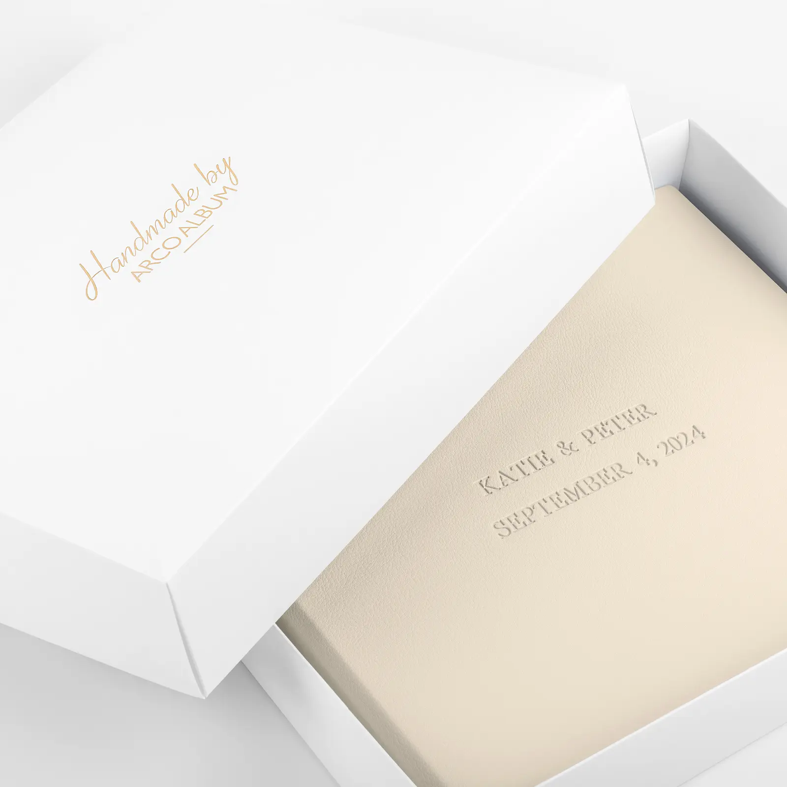 Eco Leather Wedding Guest Book - Image 4