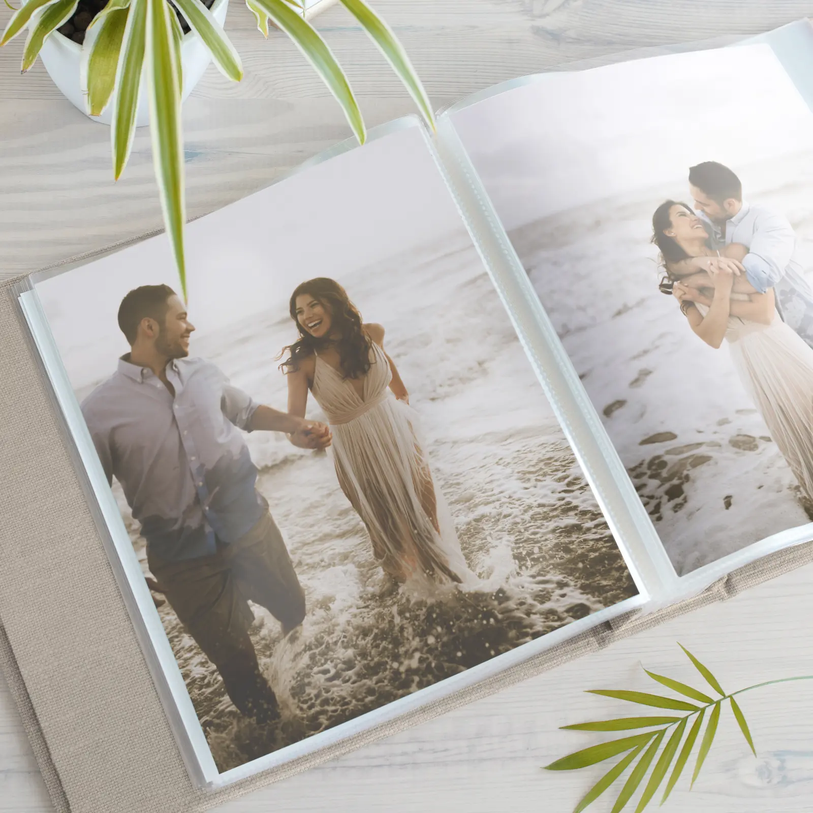 Linen Slip In Photo Album for 8x10 Photos - Image 5