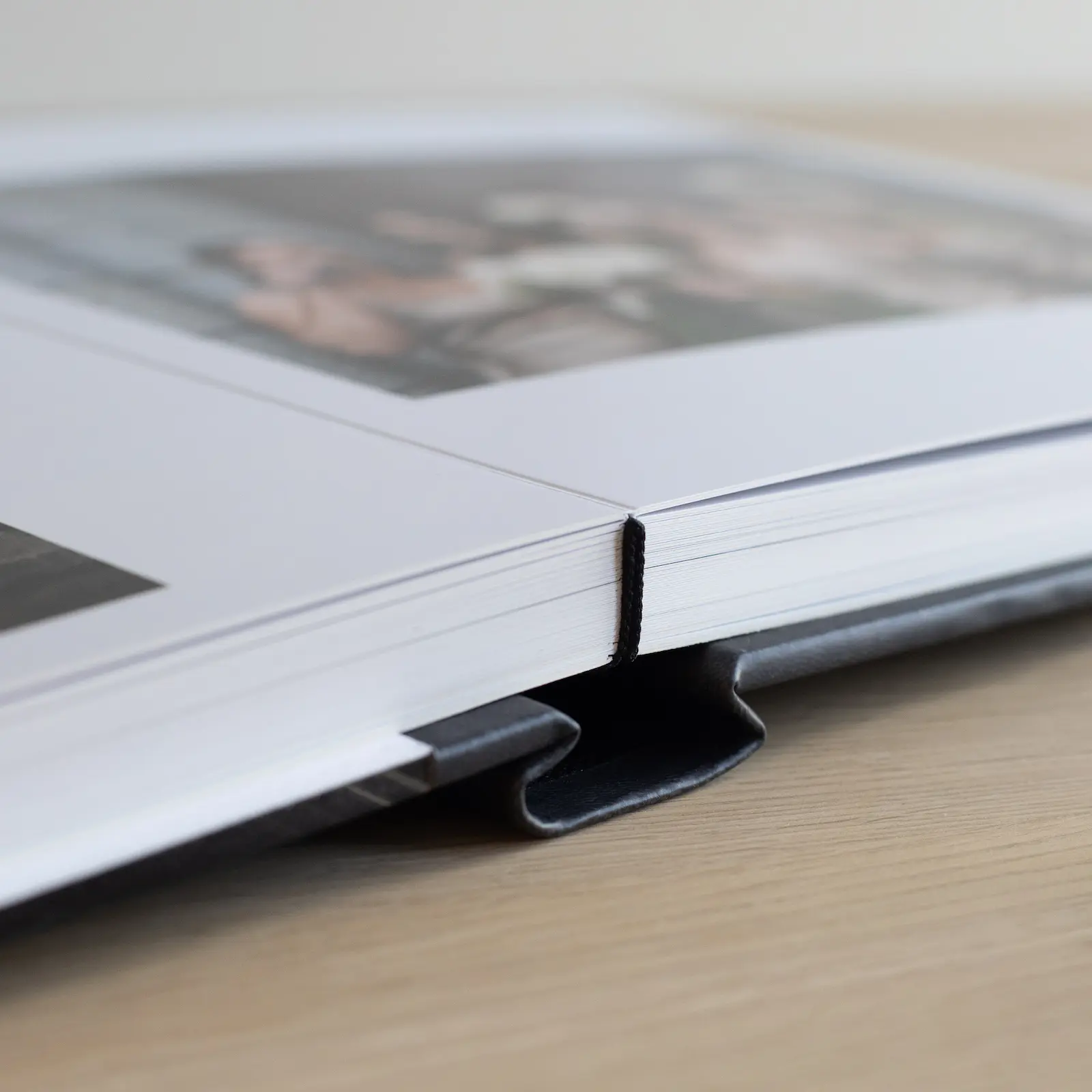 Leather Lay Flat Photo Album, Glass Cover - Image 5