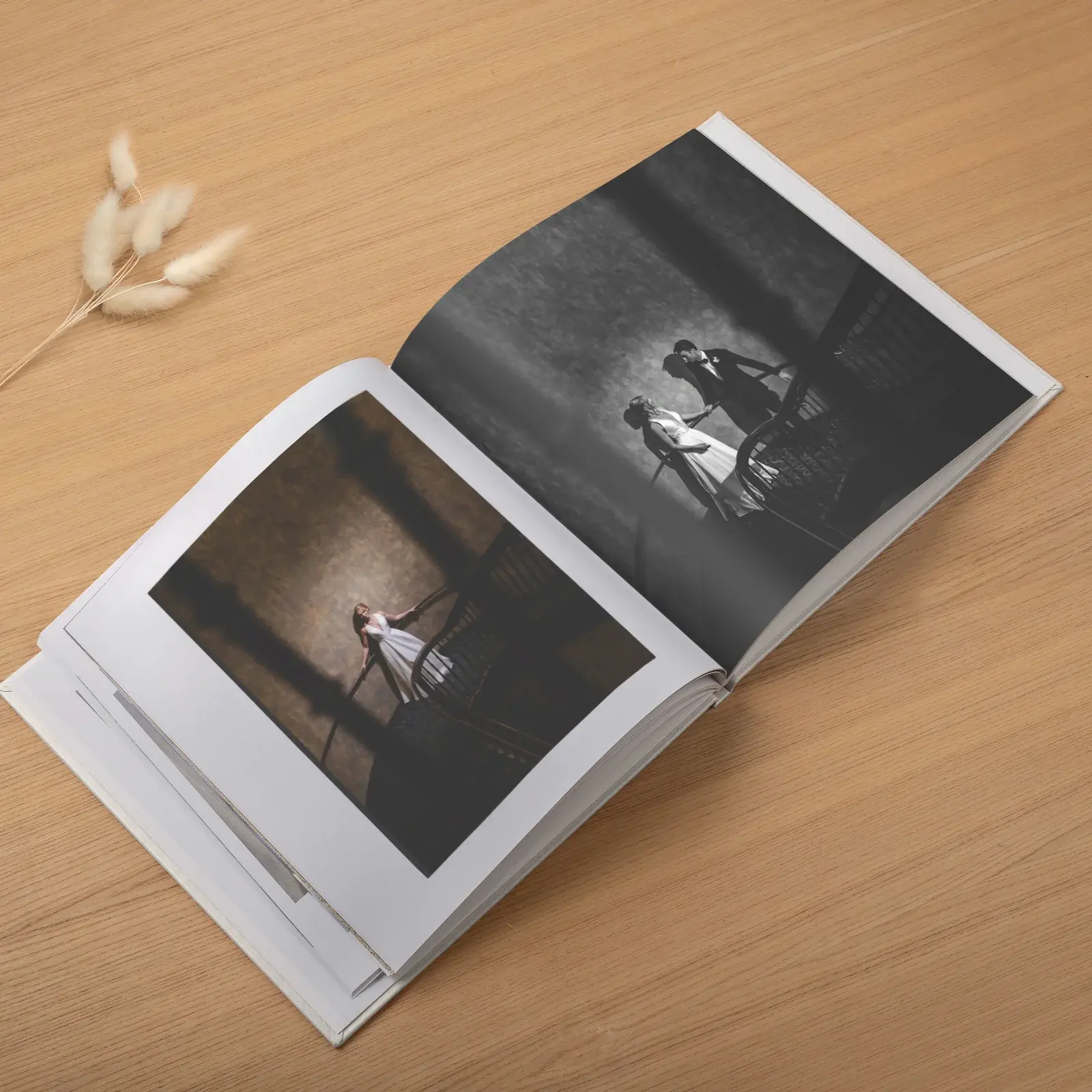 Eco Leather Hard Cover Wedding Photo Book - Image 5