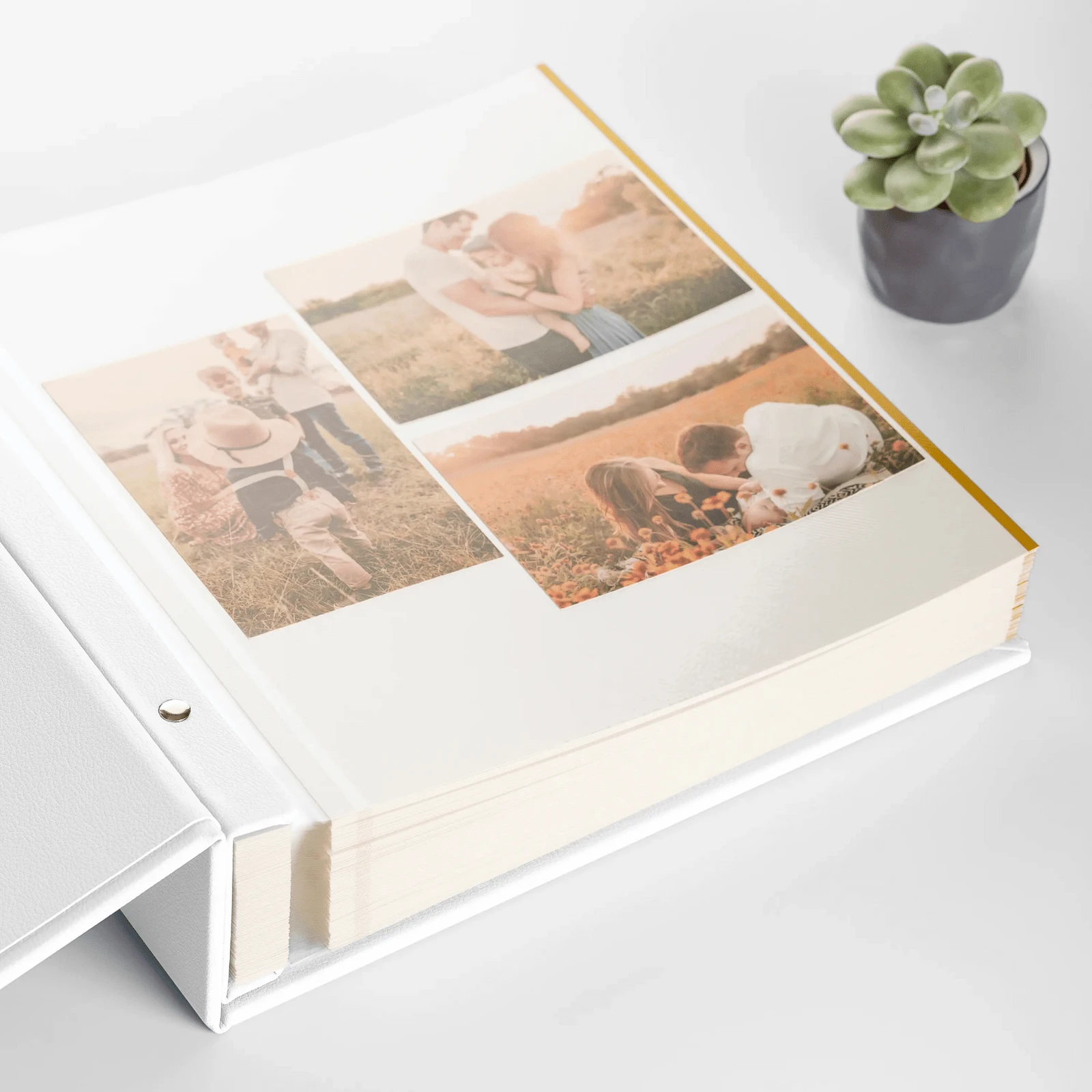 Leather Self Adhesive Photo Album, Photo Window - Image 3