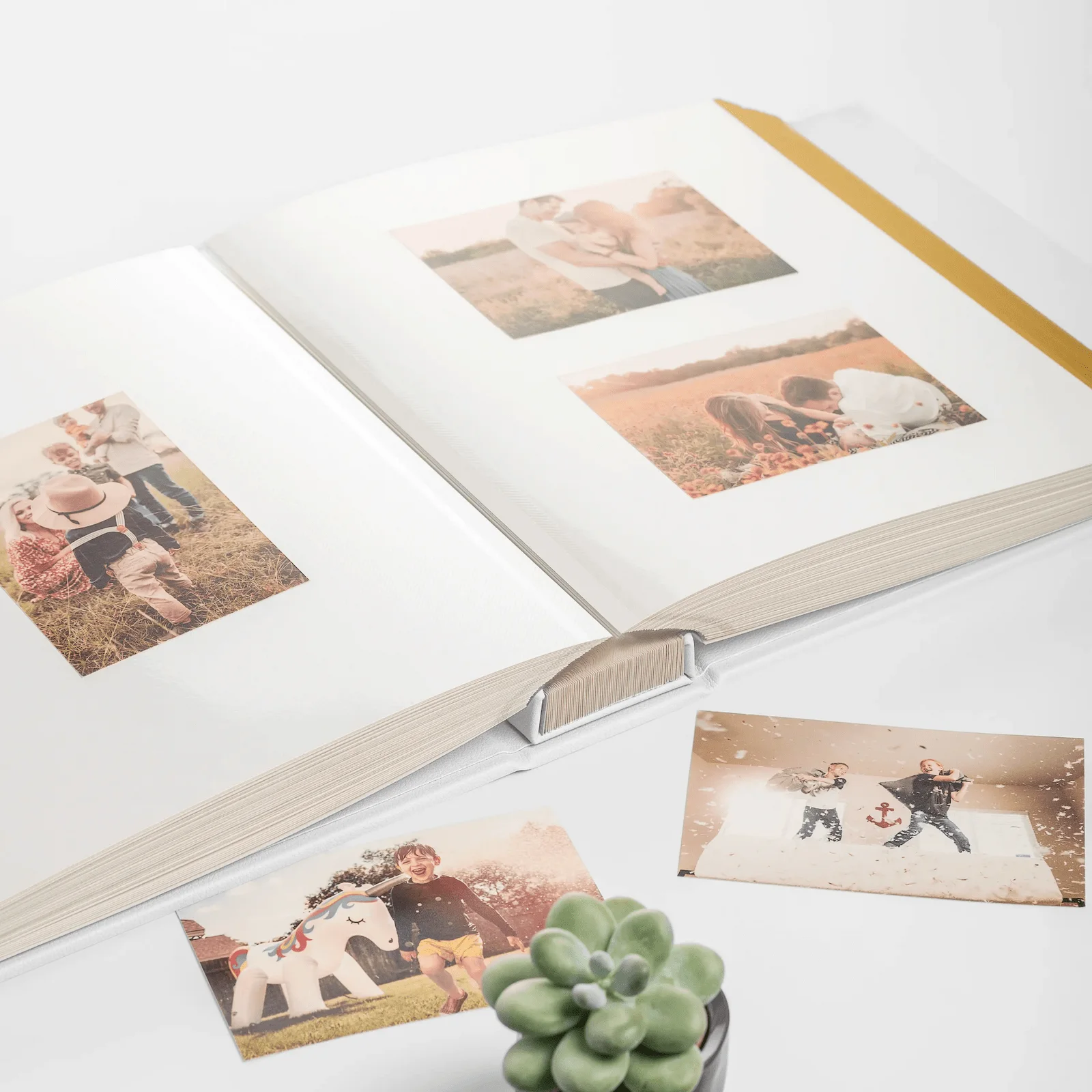 Leather Self Adhesive Photo Album, Photo Window - Image 4