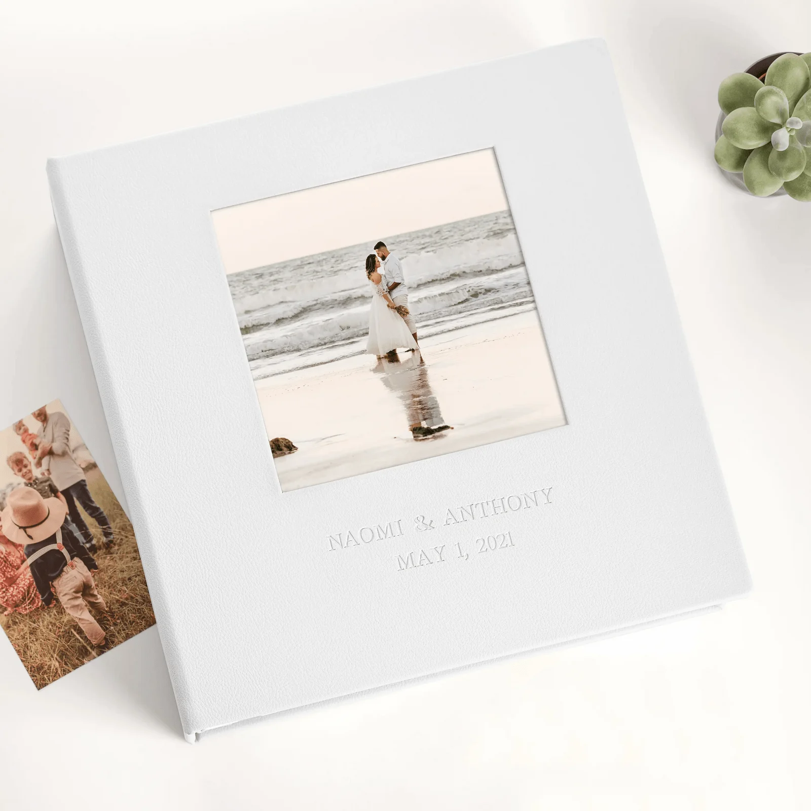 Leather Self Adhesive Photo Album, Photo Window - Image 2