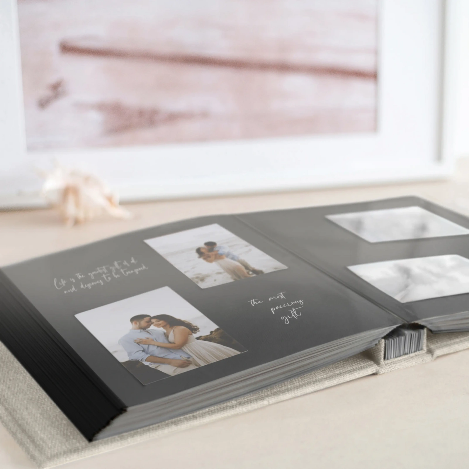 Linen Self Adhesive Photo Album - Image 7