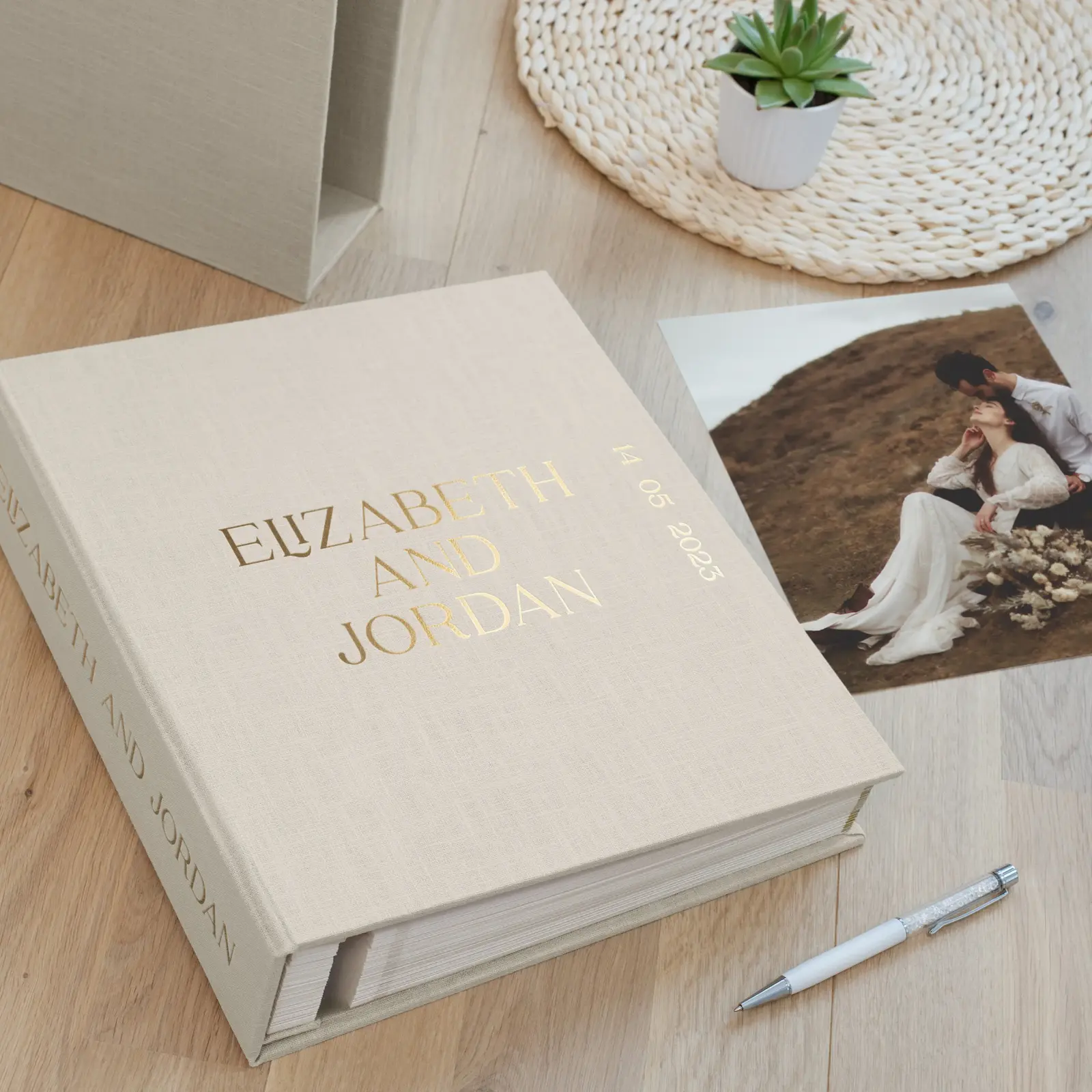 Linen Self Adhesive Photo Album - Image 5