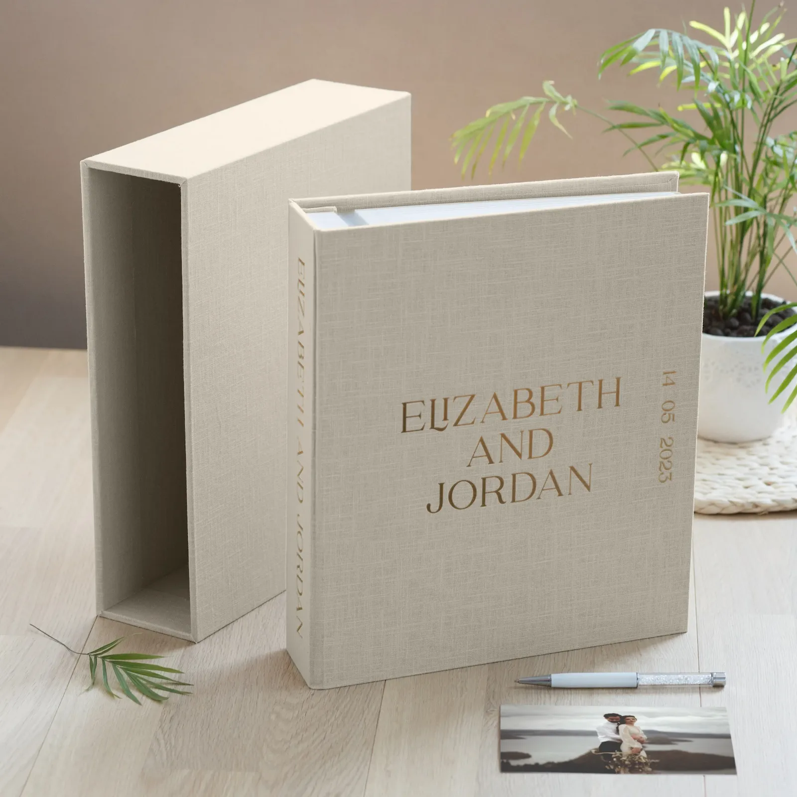 Linen Self Adhesive Photo Album - Image 2