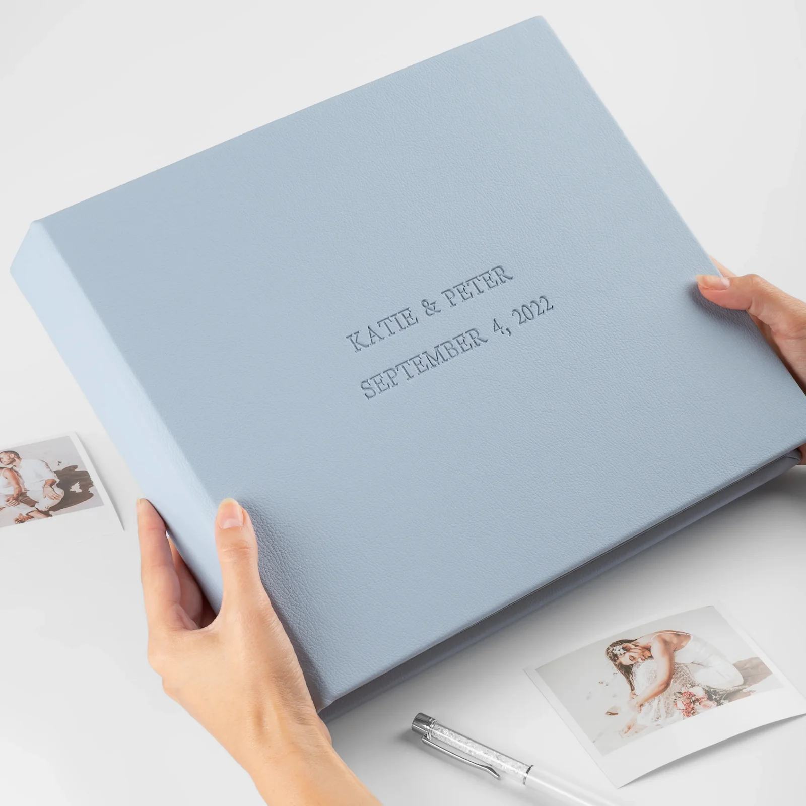 Eco Leather Wedding Guest Book