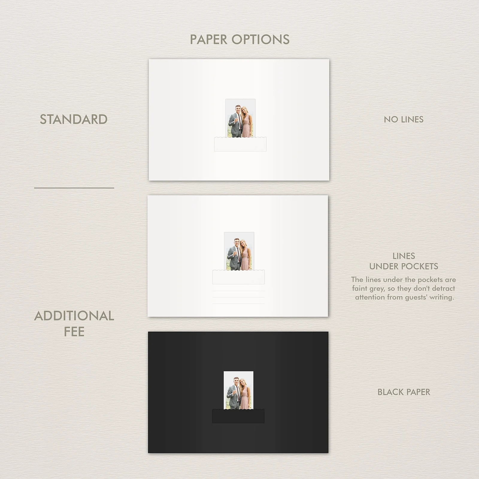 Eco Leather Wedding Guest Book UV Vertical - Image 6