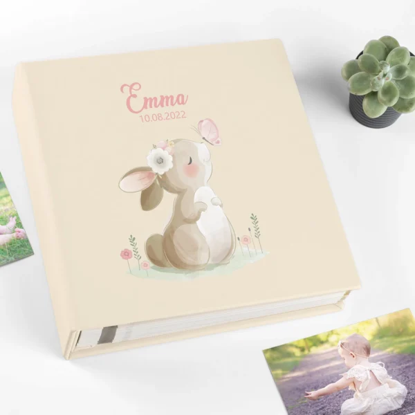 Eco Leather Baby Self Adhesive Photo Album, Design B10 UV