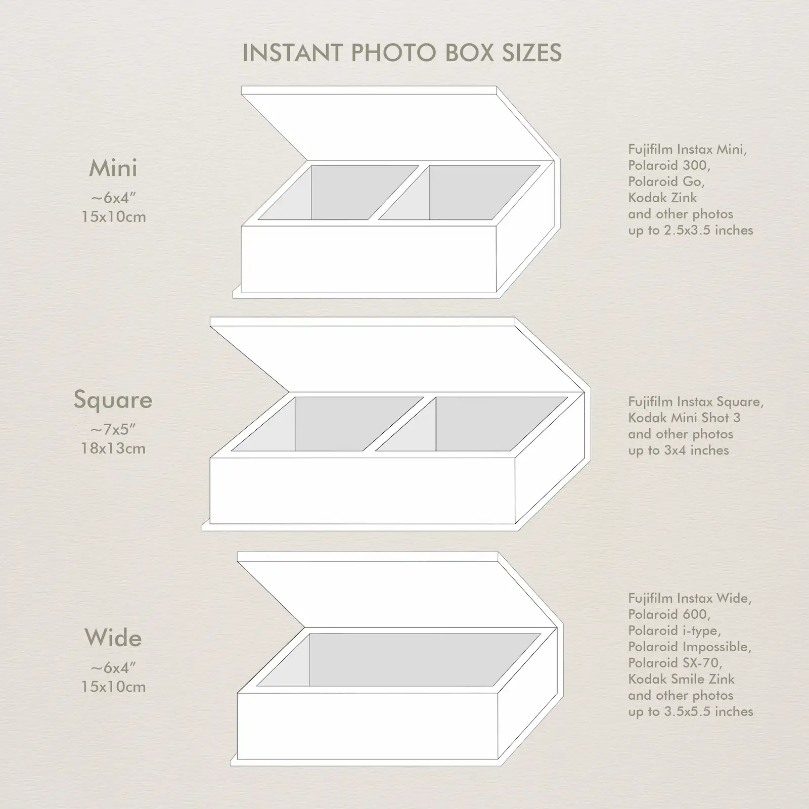 Velvet Keepsake Box for Instant Photos - Image 6