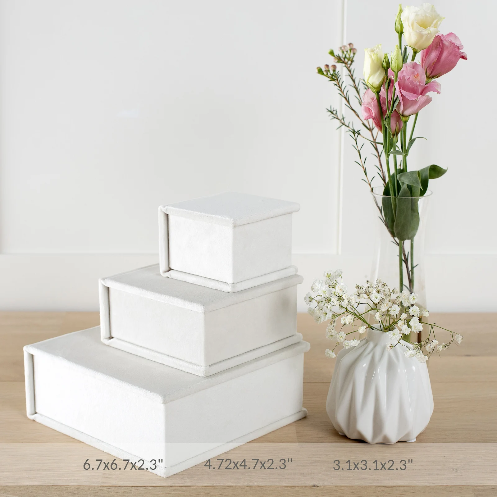 Velvet Ring Box with Slot Cushion - Image 4