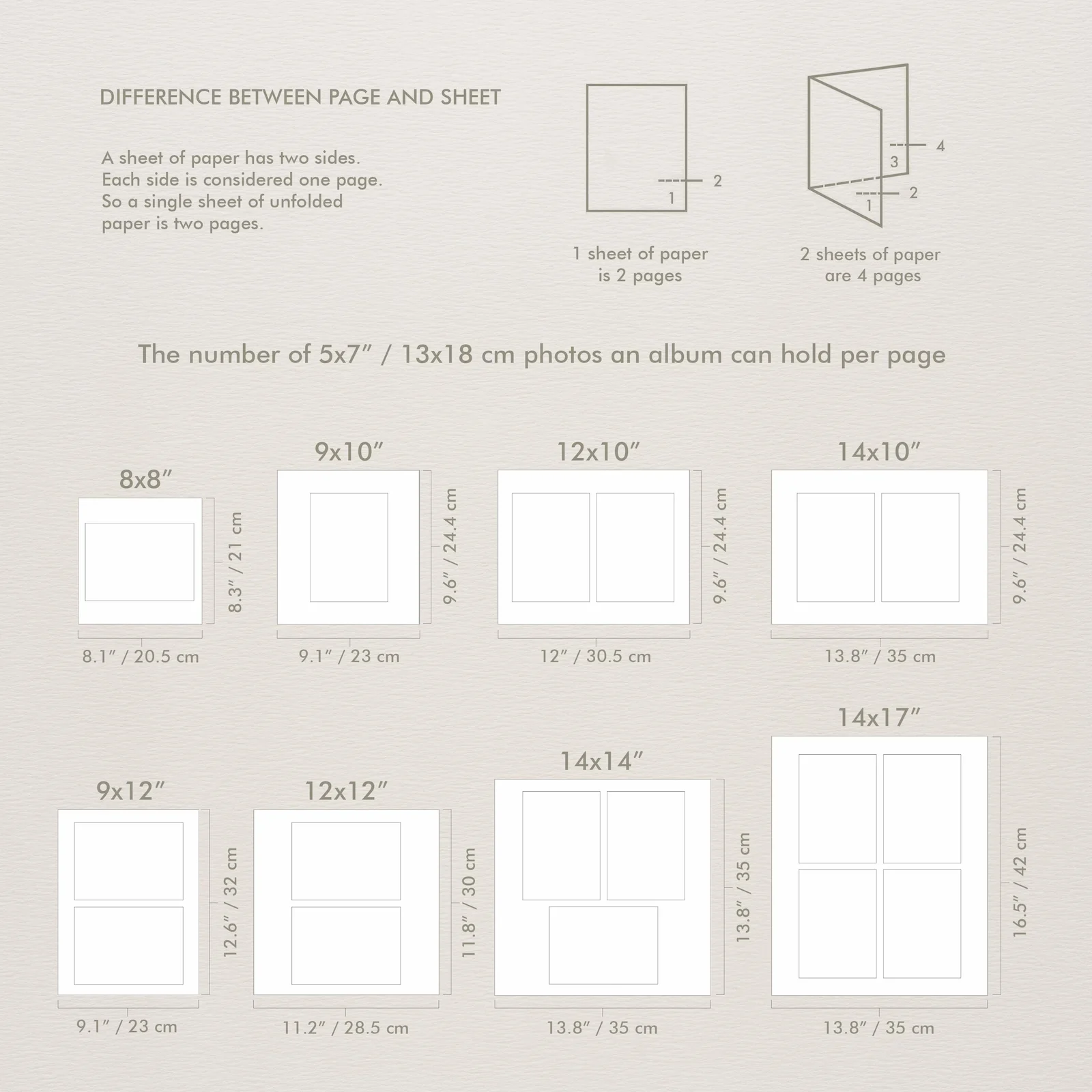 Linen Traditional Baby Photo Album, Photo Window - Image 6