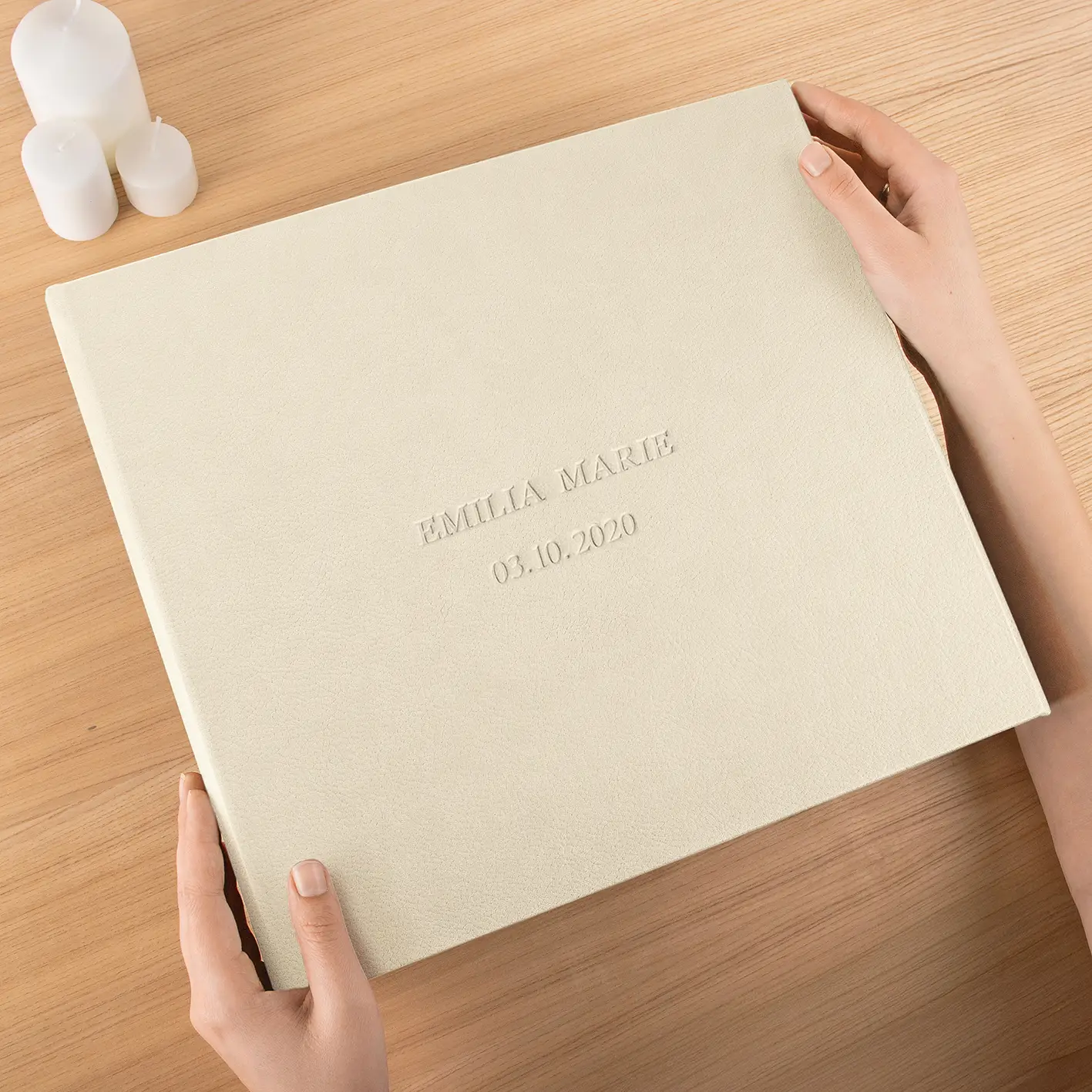 Genuine Leather Ring Binder Box - Image 3