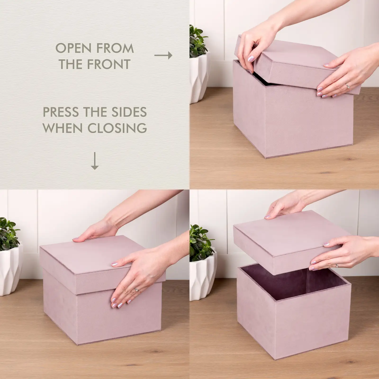 Velvet Memory Box with Lid - Image 7